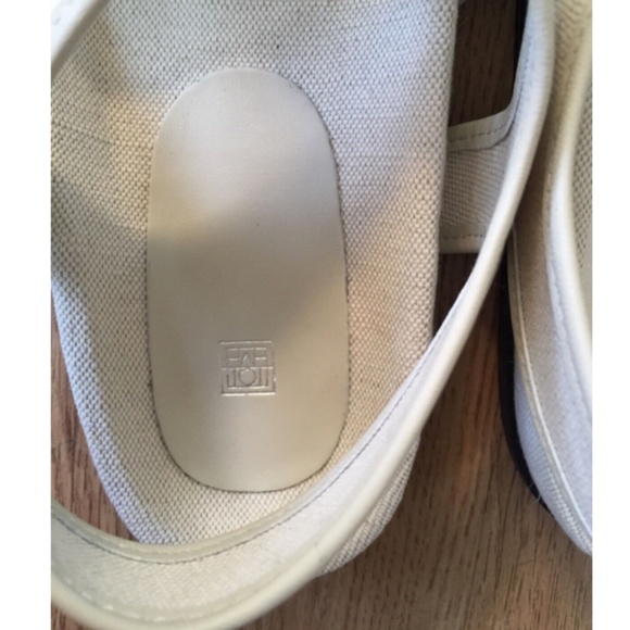 100% Authentic!! Org.$480 New with Box TOTÊME The Chunky Cotton Sandals Beige 40 - Picture 8 of 13